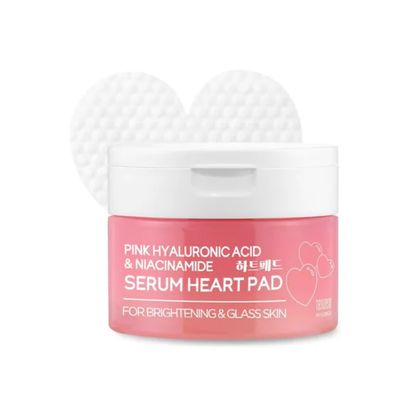 Tenzero Pink Hyaluronic Acid Niacinamide Serum Heart Pad 50 Pads 150gr